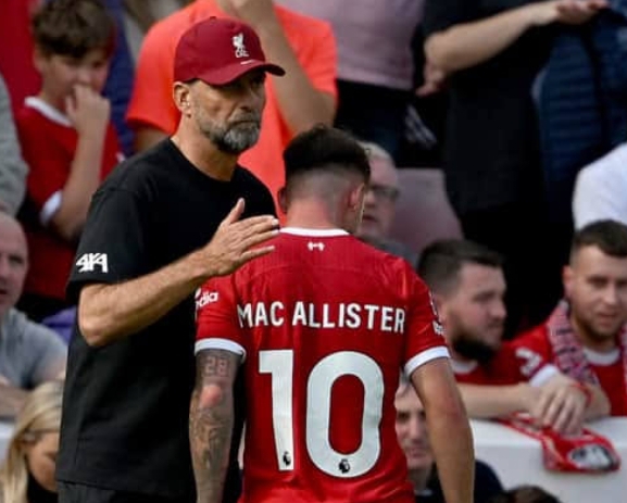 After Liverpool’s victory, Jurgen Klopp said that changing Alexis Mac Allister’s position is “not really a discussion.”