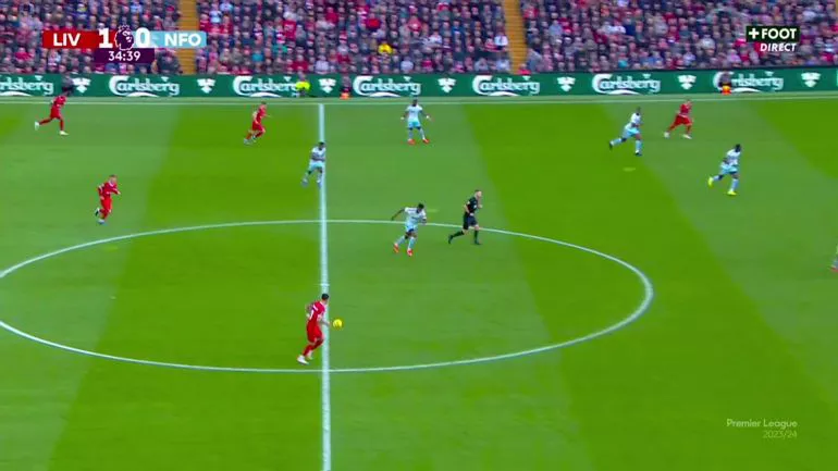 Video: Amazing Darwin Nunez scores after a Mo Salah assist, giving Liverpool a two-goal advantage.